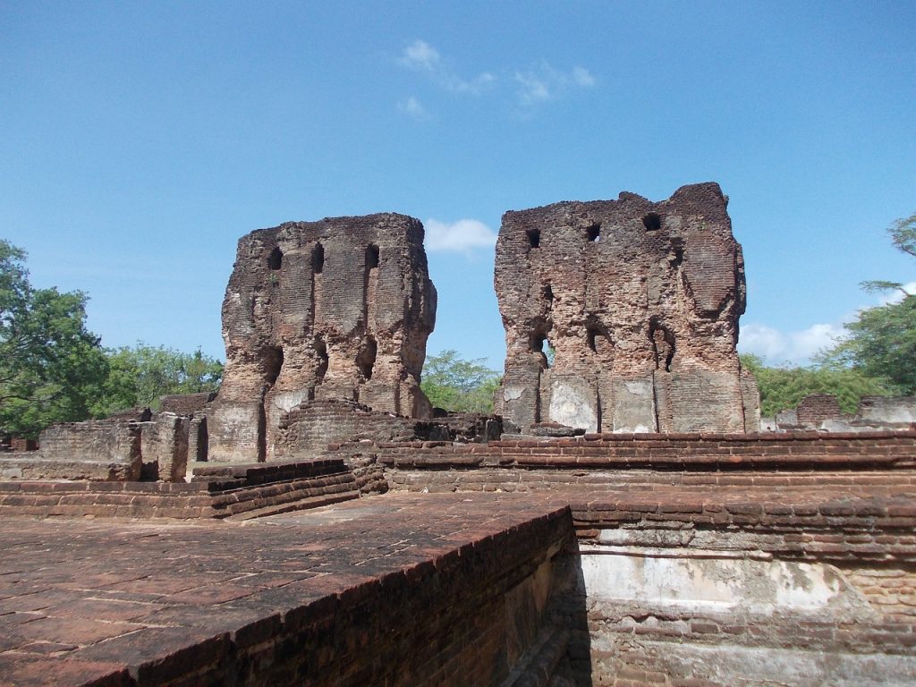 Ruins of a king's palace - Polonnaruwa Sri Lanka